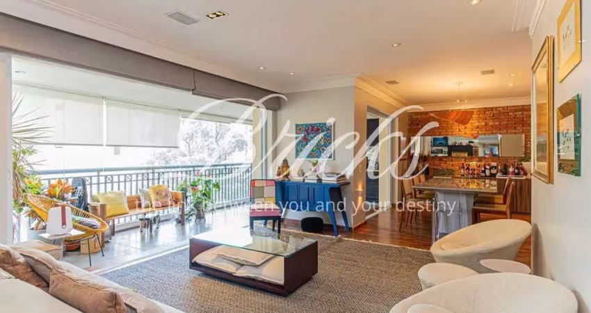 Apartamento a venda no brooklin, no paulistania, com 3 suítes e 3 vagas