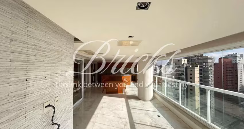 Apartamento a venda em moema, vila nova conceição ao lado do ibirapuera - 335m² - 4 vagas
