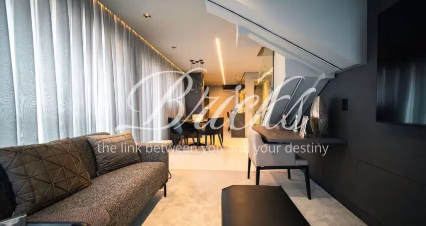 Apartamento duplex de 94m² com 1 dormitorio e 1 vaga de garagem - pinheiros