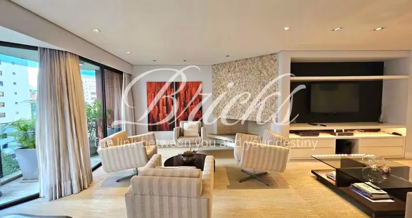 Apartamento para locação itaim - mobiliado 163 metros