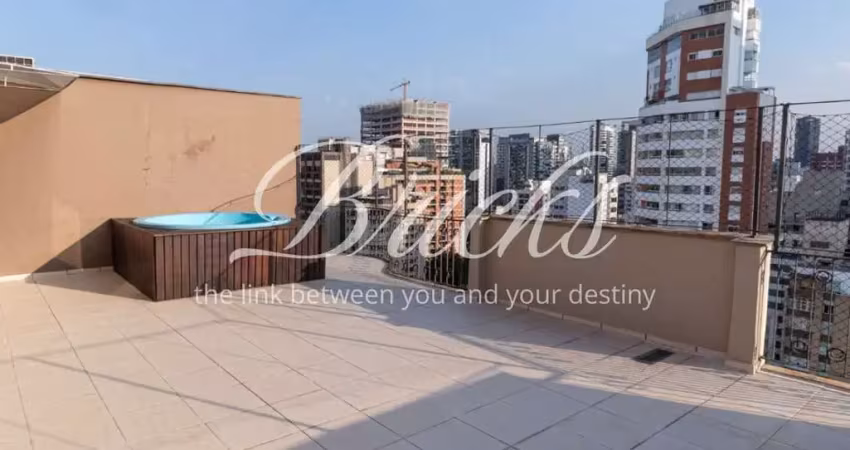 Cobertura a venda em pinheiros - 218m² úteis - 2 vagas