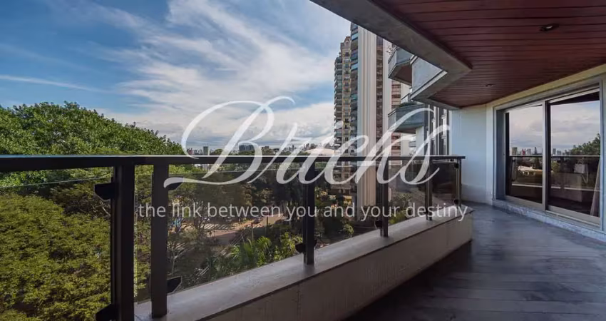 Apartamento a venda ibirapuera, 305m², 4 dormitórios, 3 suites, 4 vagas ao lado do parque ibirapuera