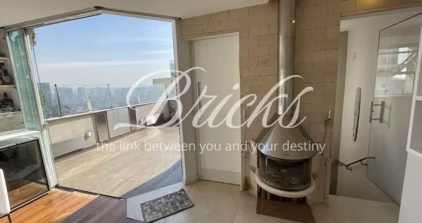 Cobertura duplex a venda no campo belo, 2 vagas e 121m²
