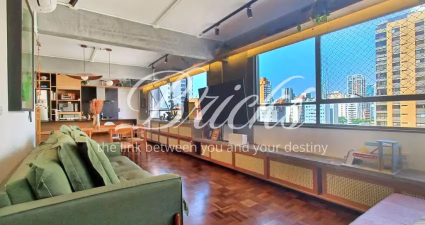 Apartamento em moema, 121m, 3 dormitórios, 1 vaga, reformado