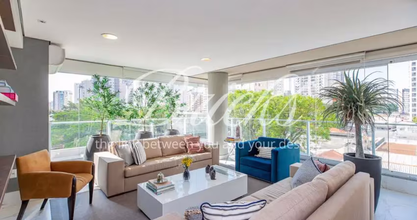 Apartamento com 3 quartos à venda na Avenida Jurucê, 506, Moema, São Paulo
