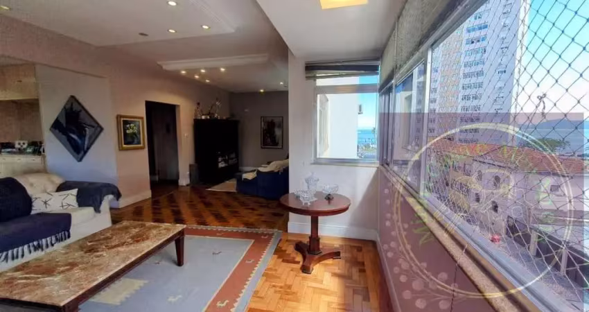Apartamento para venda, ponta da praia, 4 dormitórios, 2 suítes, 4 banheiros, 1 vaga