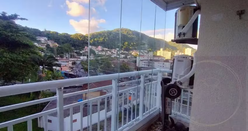 Apartamento para venda em santos, marapé, 2 dormitórios, 1 suíte, 2 banheiros, 1 vaga