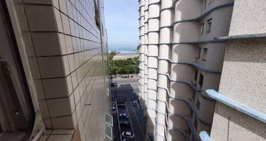 Apartamento para venda em santos, josé menino, 2 dormitórios, 1 banheiro, 1 vaga