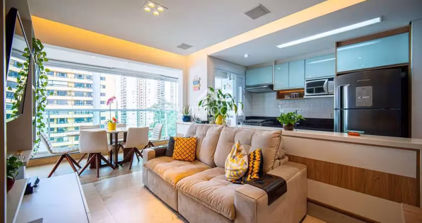 Apartamento com 2 quartos (1suíte) à venda, 65 m² por r$ 1.290.000 - condomínio yang - brooklin, sã