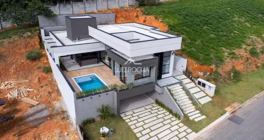 Casa térrea em condomínio com 3 quartos (suítes) + escritório à venda, 317 m² por r$ 2.950.000 - co