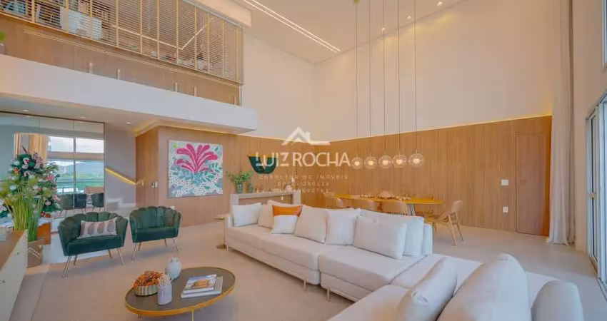 Apartamento com 4 quartos ( 4 suítes) à venda, 338m² por r$5.200.000 - condomínio the lake gramercy
