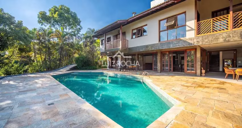 Casa alto padrão à venda com 677m² por r$ 5.000.000, cond. bosque do vianna, cotia, sp