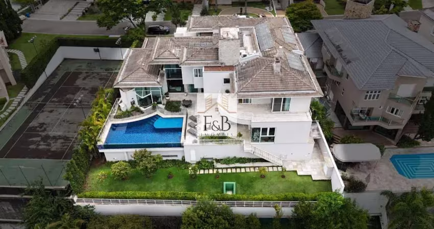 Mansão de luxo 1.430m² em alphaville zero | 4 suítes, lazer completo