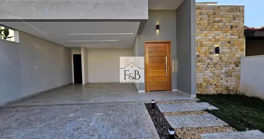 Casa térrea alto padrão granja olga, sorocaba: nova, 3 suítes, luxo e tecnologia