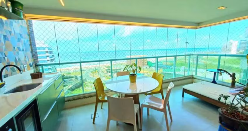Jardim armação: belíssimo 3/4, decorado, com vista mar deslumbrante!