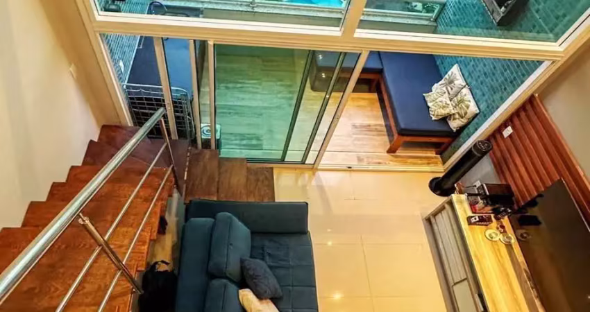 Oportunidade: belíssimo loft de luxo mobiliado no colina realle!