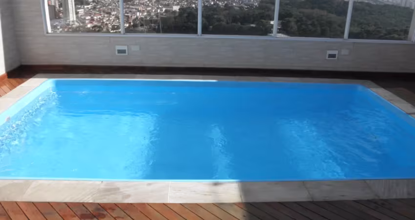 Santa inês linda cobertura com piscina e vista panorâmica 134m2