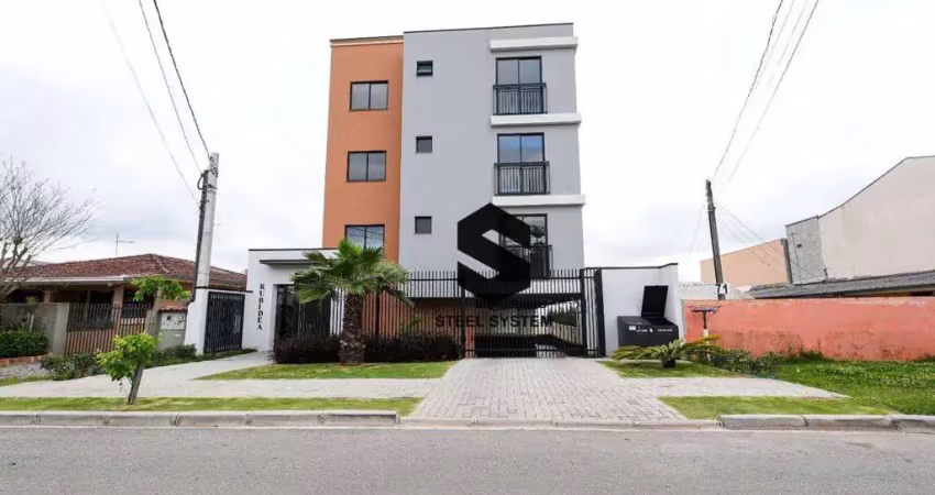 Apartamento com 2 dormitórios à venda, 58 m² por r$ 350.000,00 - cruzeiro - são josé dos pinhais/pr