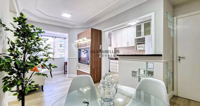 Apartamento com 2 quartos (1 suíte) no edifício las vegas, centro de balneário.