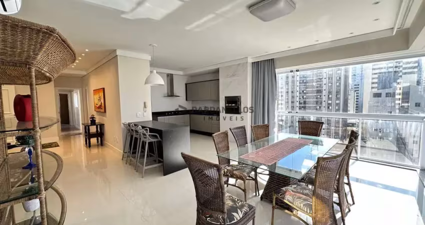 Apartamento a venda 3 suítes e 2 vagas mobiliado av brasil centro de balneario c