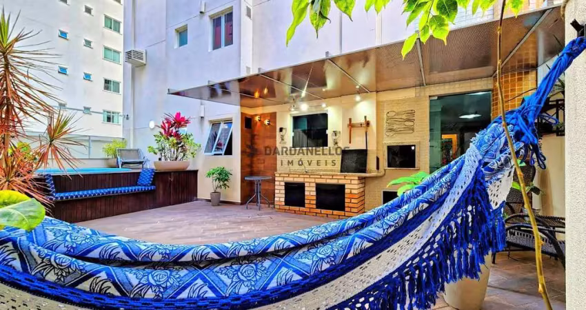 Apartamento garden com terraço e piscina privativa, 2 suítes, 2 vagas.