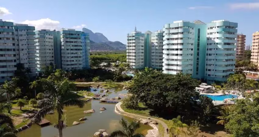 Apartamento 02 quartos com condomínio completo  à venda na barra da tijuca, rio de janeiro - rj