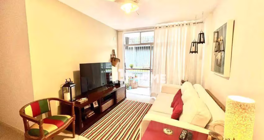 Ótimo apartamento com 2 dormitórios à venda, sendo 1 suíte com closet, 79 m² por r$ 550.000 - boa viagem - niterói/rj