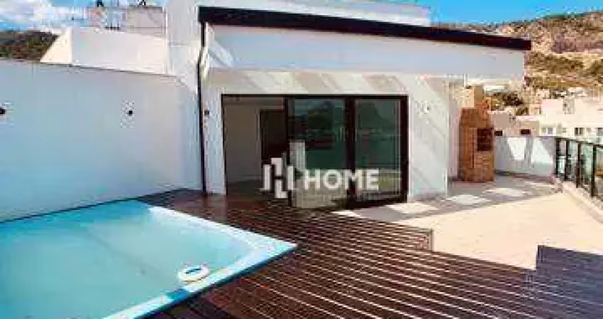 Cobertura  linear , vista deslumbrante! ccom 4 suítes à venda, 240 m² por r$ 2.500.000 - são francisco - niterói/rj