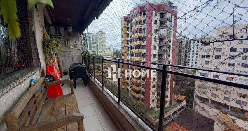 Excelente apartamento um por andar, com 3 dormitórios, sendo 2 suítes, 140 m² por r$ 720.000 - icaraí - niterói/rj