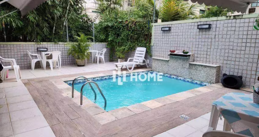 Linda casa com 4 dormitórios à venda, sendo 2 suítes, 200 m² por r$ 2.100.000 - ingá - niterói/rj