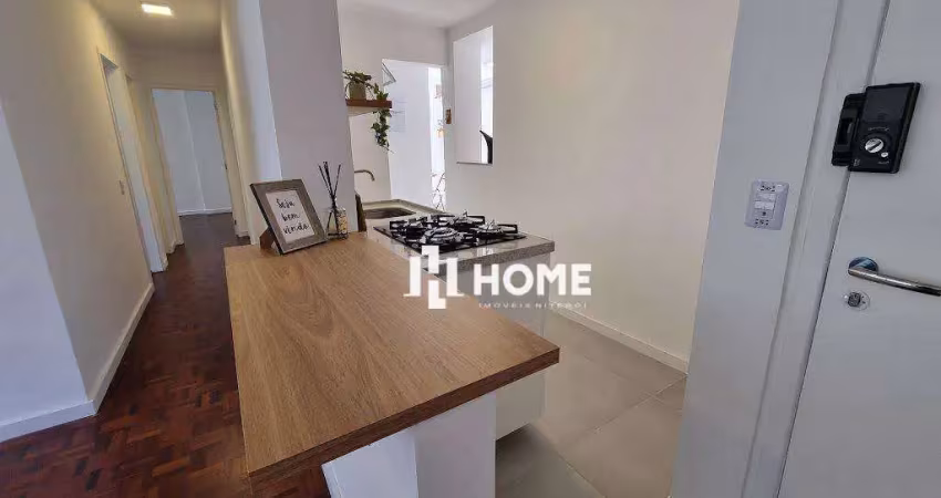 Lindo apartamento garden com 3 dormitórios à venda, sendo 1 suíte, 70 m² por r$ 670.000 - icaraí - niterói/rj