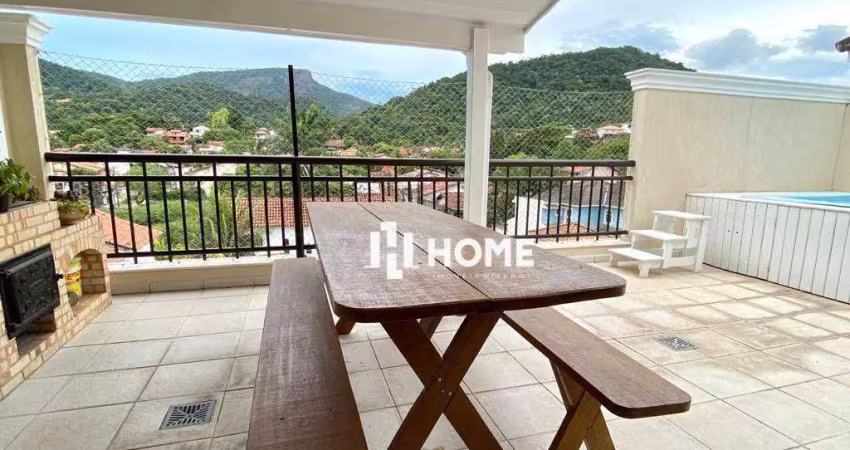 Linda cobertura com 4 dormitórios à venda, sendo 2 suítes, 252 m² por r$ 1.399.000 - itaipu - niterói/rj