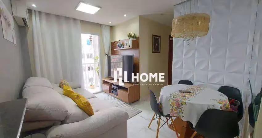 Apartamento com 2 dormitórios à venda, 50 m² por r$ 289.490,00 - neves - são gonçalo/rj