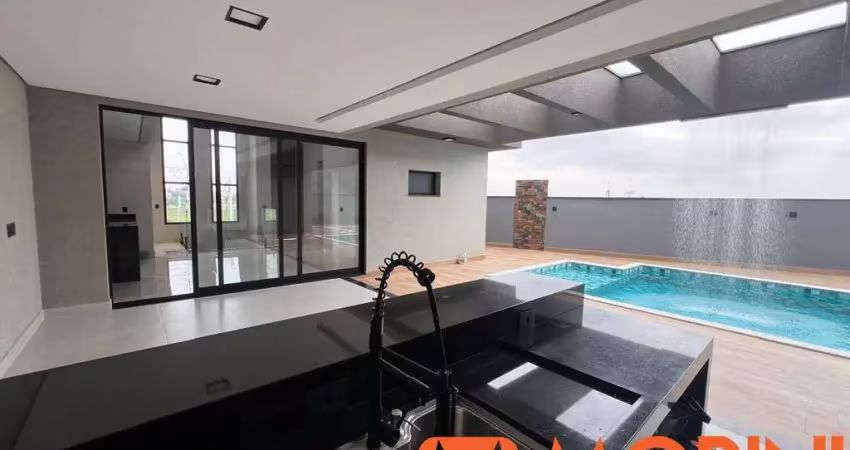 Casa alto padrão a venda 3 suites com closet no condomínio santa monica caç