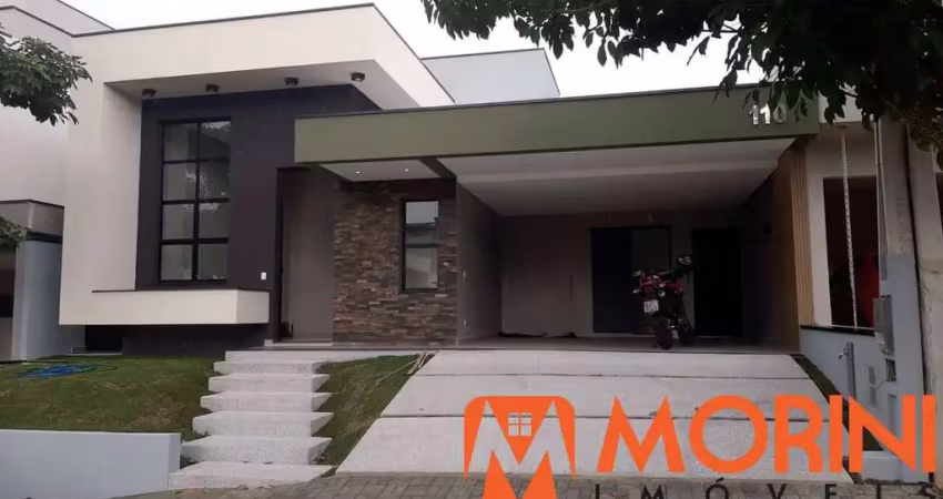 Casa térrea 3 suítes c/ closet e piscina no condomínio terras do vale caçap