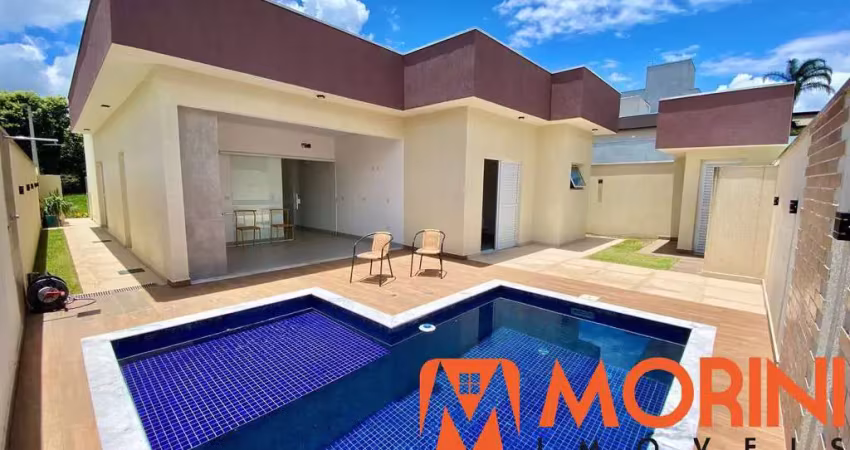 Casa terrea 3 dormitórios, sendo 1 suite e piscina no condominio terras do