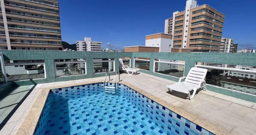 Apartamento para venda em praia grande, boqueirão, 1 dormitório, 1 banheiro, 1 vaga