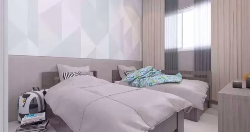 Apartamento com  43,69 m² - parque são vicente - são vicente sp
