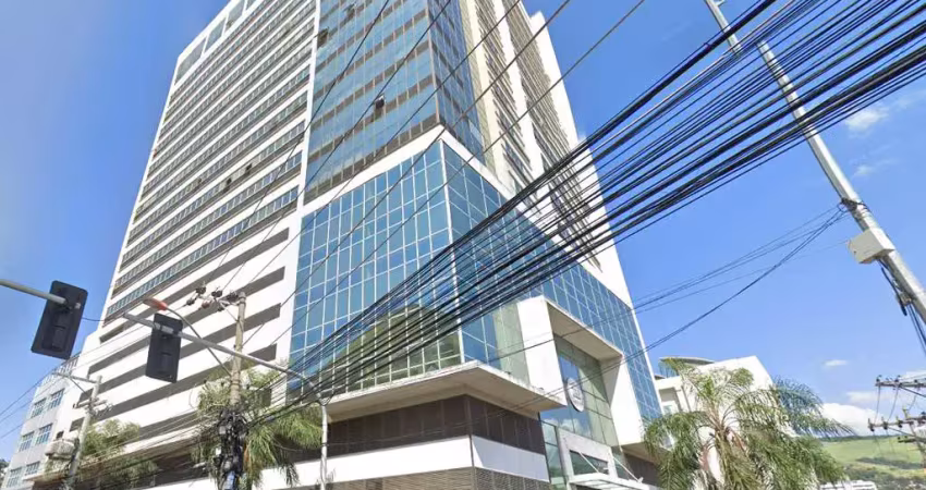 Sala comercial para locação em nova iguaçu, centro, 1 banheiro