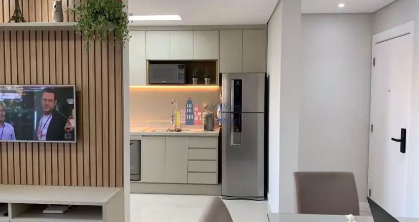 Apartamento 2 dormitórios com suíte - mobiliado com 1 vaga, 61m², à venda por r$ 850.000,00 - condomínio parque da lagoa - vila boa vista - barueri/sp