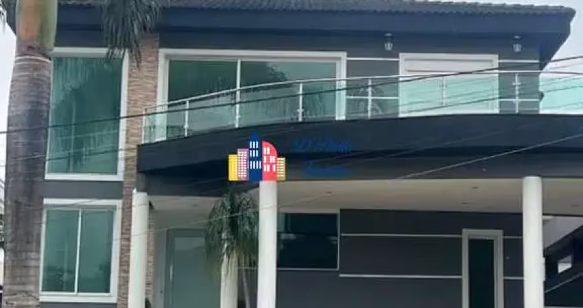 Casa com 5 dormitórios sendo 3 suítes, 380m², locação - r$ 13.000,00 + despesas - condomínio reserva santa maria, jardim do golf 1 - jandira/sp