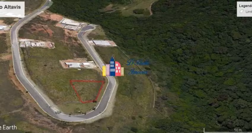 Terreno residencial aclive com excelente localização, 521m². à venda - r$ 658.000,00 - condomínio altavis, aldeia da serra - santana de parnaíba/sp