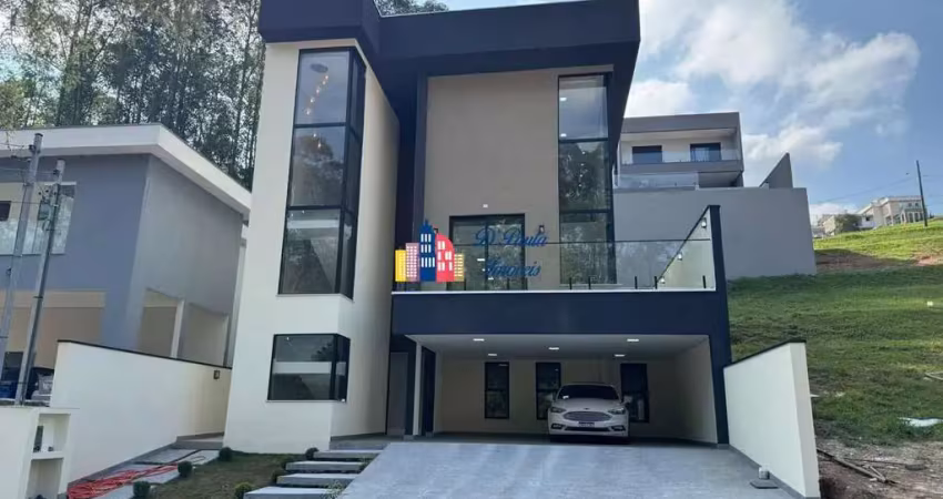 Casa mobiliada com 3 dormitórios sendo 3 suítes, 382m², à venda - r$ 2.400.000,00 - condominio morada da serra - aldeia da serra - itapevi/sp
