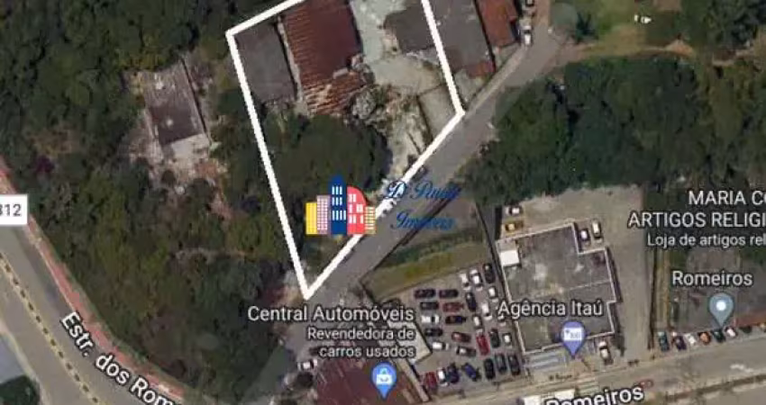 Terreno comercial ou residencial com ecxelente localização, 2.150m². à venda por r$ 2.700.000,00 - centro histórico - santana de parnaíba/sp