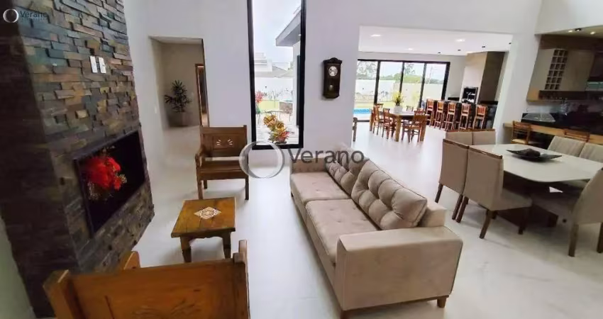 Casa térrea nova com 3 suítes no condomínio terra caxambu, jundiaí-sp