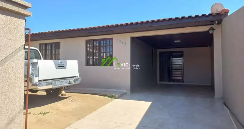 Casa para venda em ponta grossa, rio verde, 3 dormitórios, 2 banheiros, 1 vaga