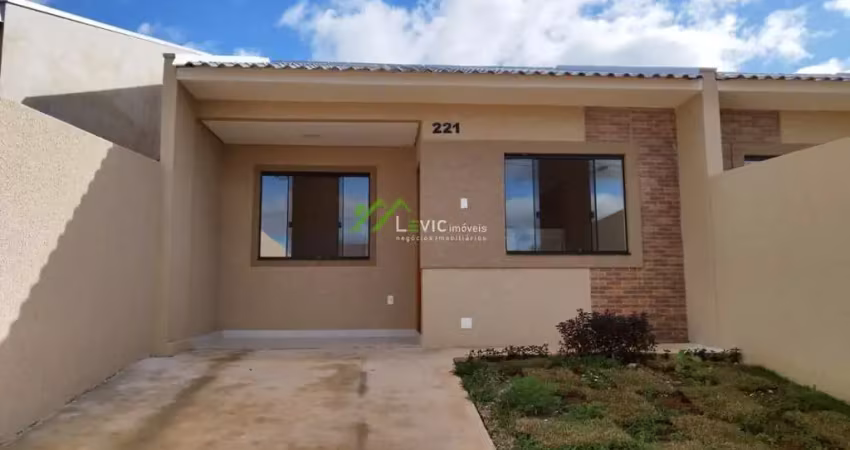 Casa para venda em ponta grossa, dona marly, 2 dormitórios, 1 banheiro, 1 vaga