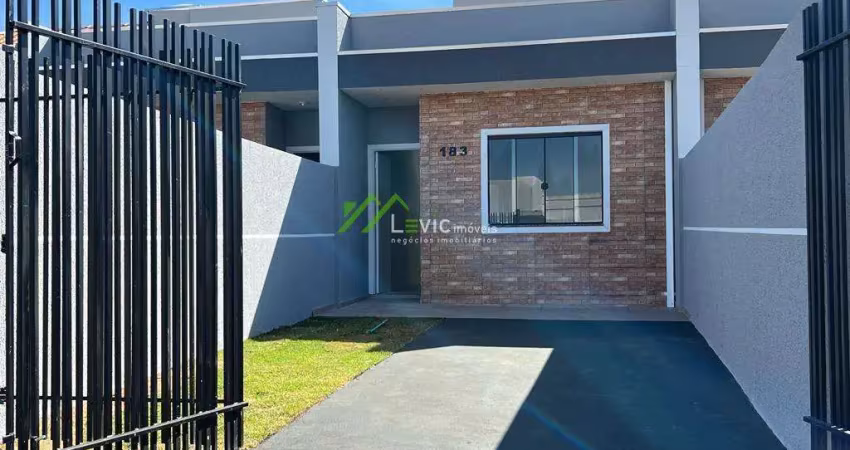 Casa para venda em ponta grossa, cará-cará, 2 dormitórios, 1 banheiro, 1 vaga