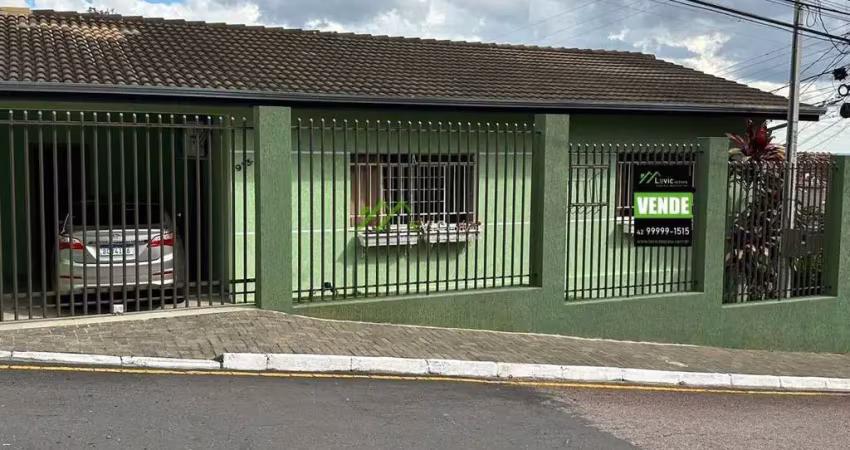 Casa para venda em ponta grossa, centro, 3 dormitórios, 1 banheiro, 1 vaga