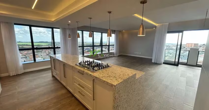 Apartamento para venda em carambeí, centro, 3 dormitórios, 3 suítes, 3 vagas